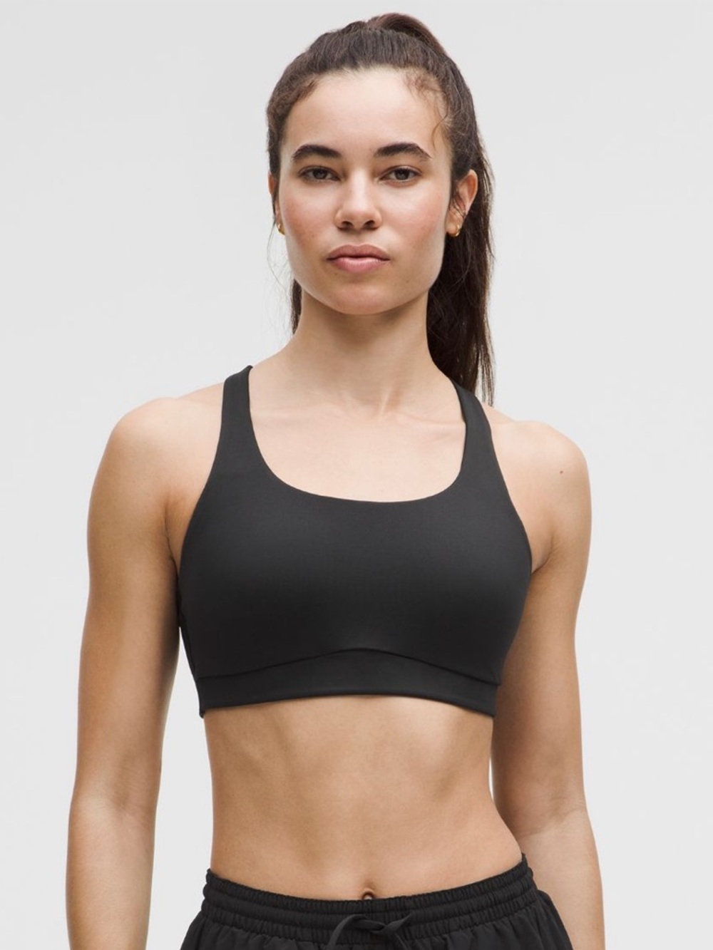Lululemon Black Energy Sports Bra - Medium Support